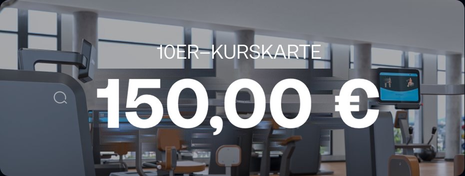 10er-Kurskarte: 150 Euro